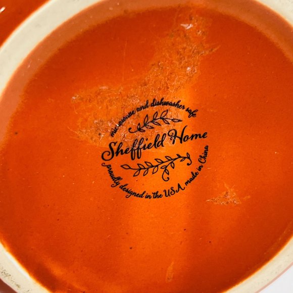 Sheffield Home Pumpkin Spice & Everything Nice 18 oz Orange Beige Coffee Mug - Picture 5 of 5